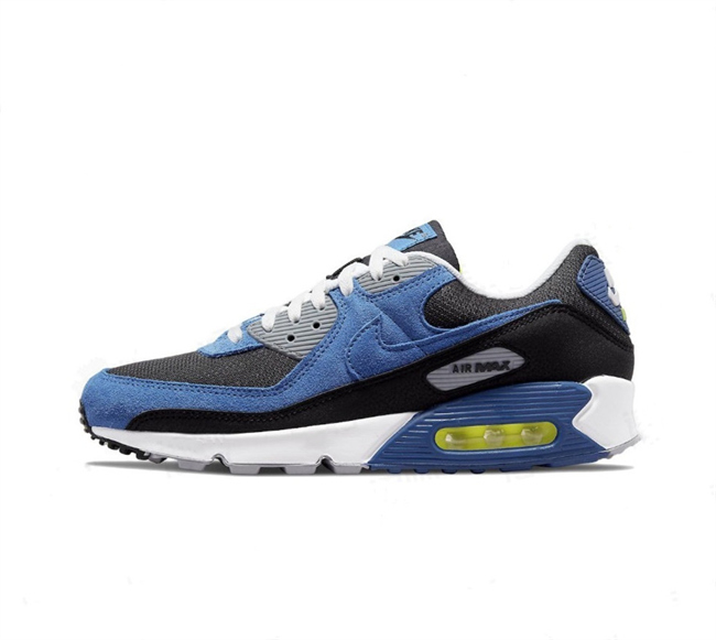Men's Running weapon Air Max 90 Black/Royal Shoes 0108